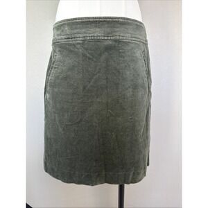 Talbots Skirt Womens Size 8 (green/grey) Corduroy Pencil Skirt
